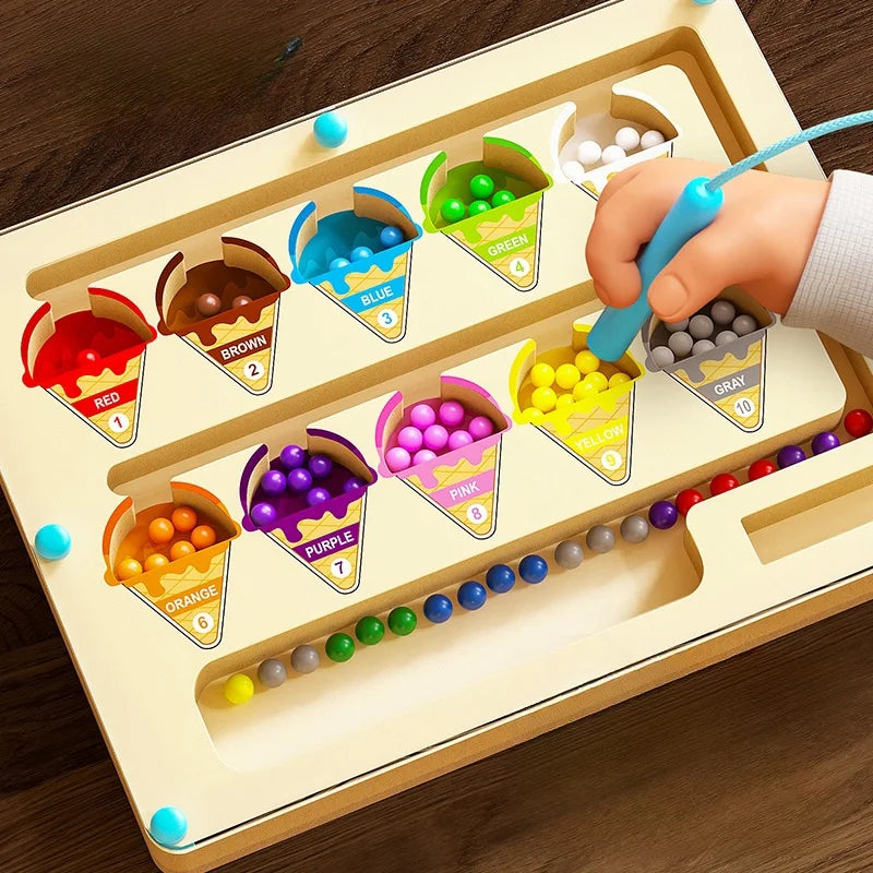 Magnetic Bead Maze