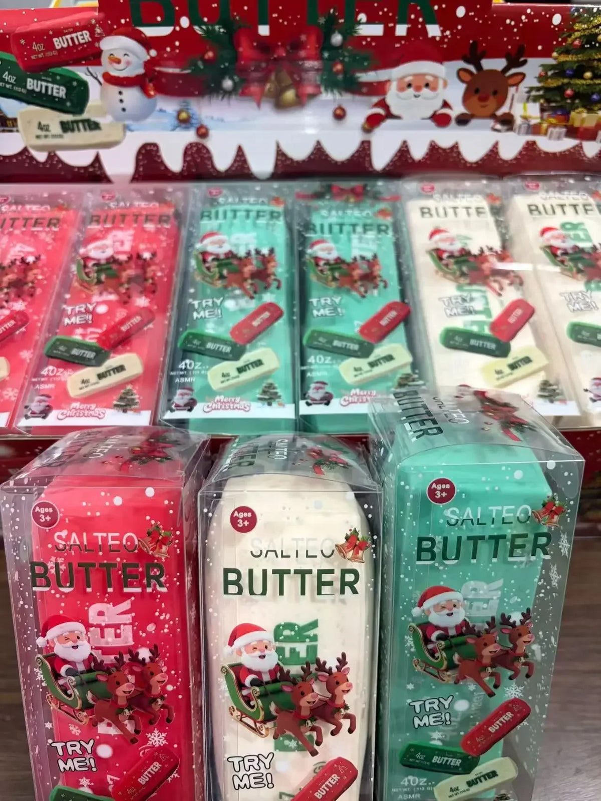 Christmas Butter Stick Squishy