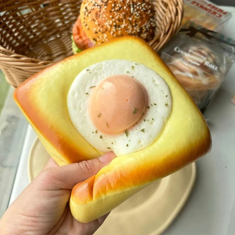 Fried Egg Toast Squishy – Slow Rising