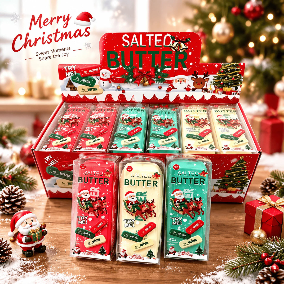 Christmas Butter Stick Squishy