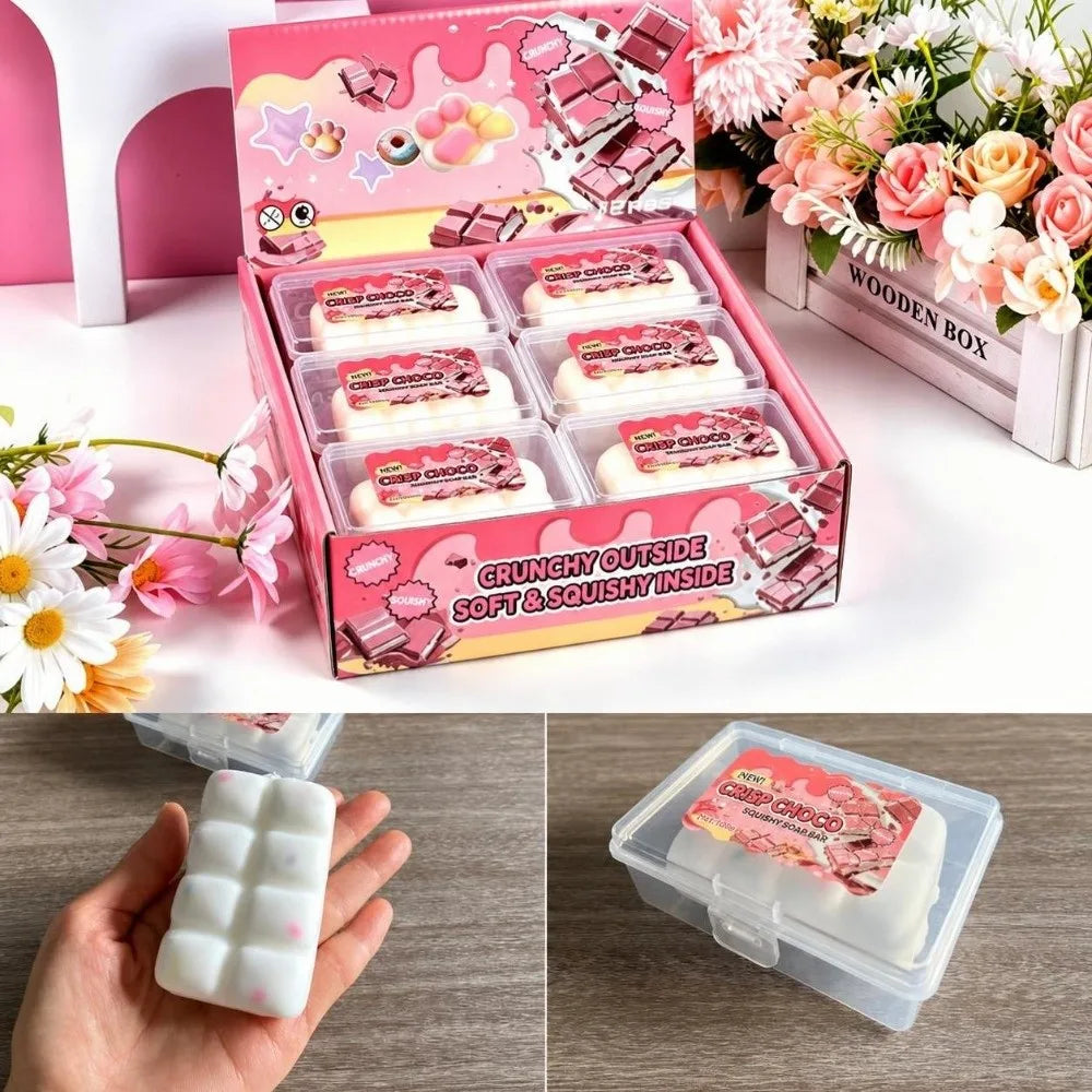 Crunchy Wax Squishy – Cat Paw, Donut & Snowball