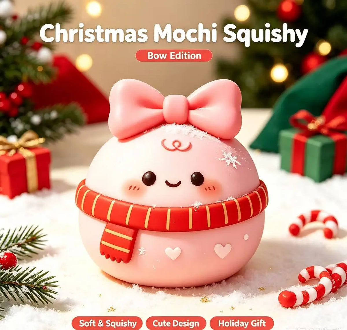 Christmas Mochi Squishy Set – Slow Rising
