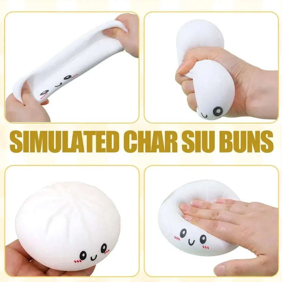 Glitter Dumpling Squishy with Gift Box