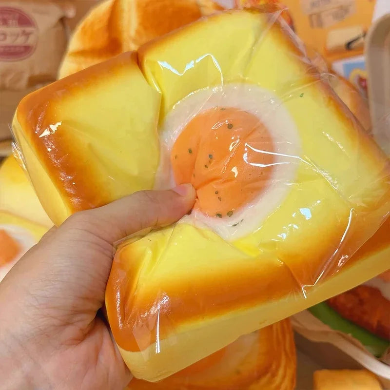 Fried Egg Toast Squishy – Slow Rising