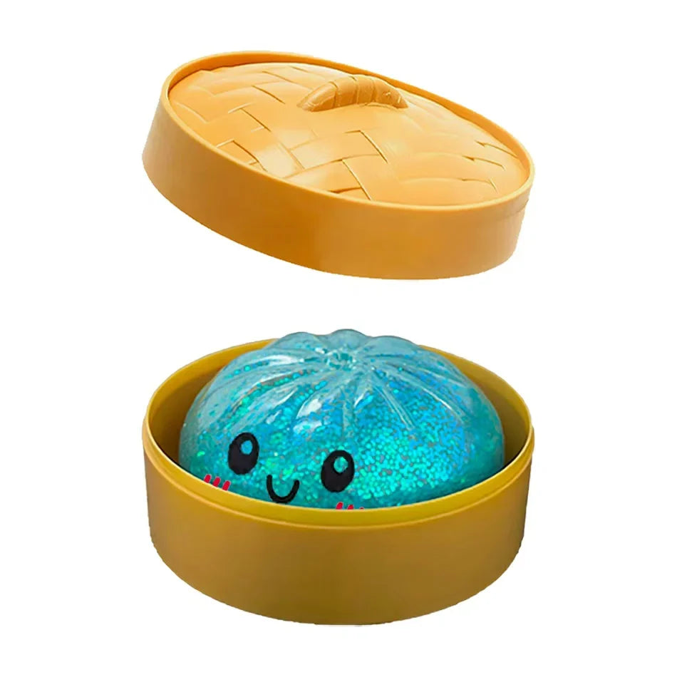 Glitter Dumpling Squishy with Gift Box