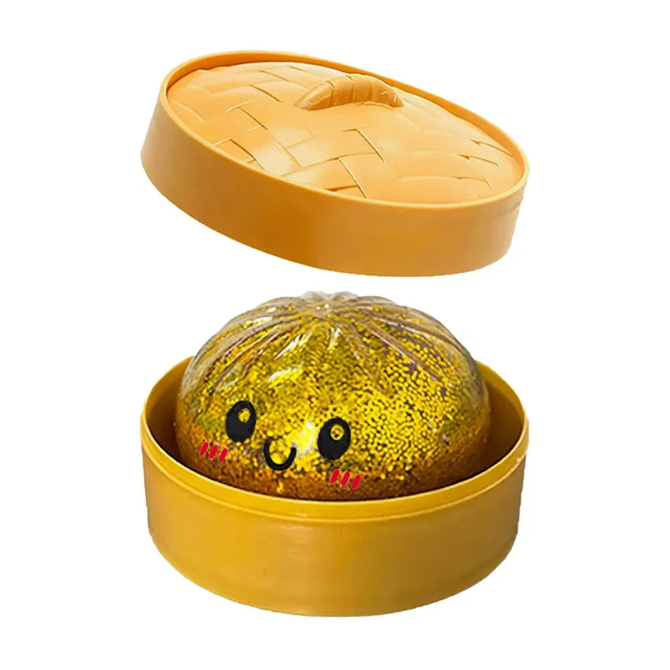 Glitter Dumpling Squishy with Gift Box
