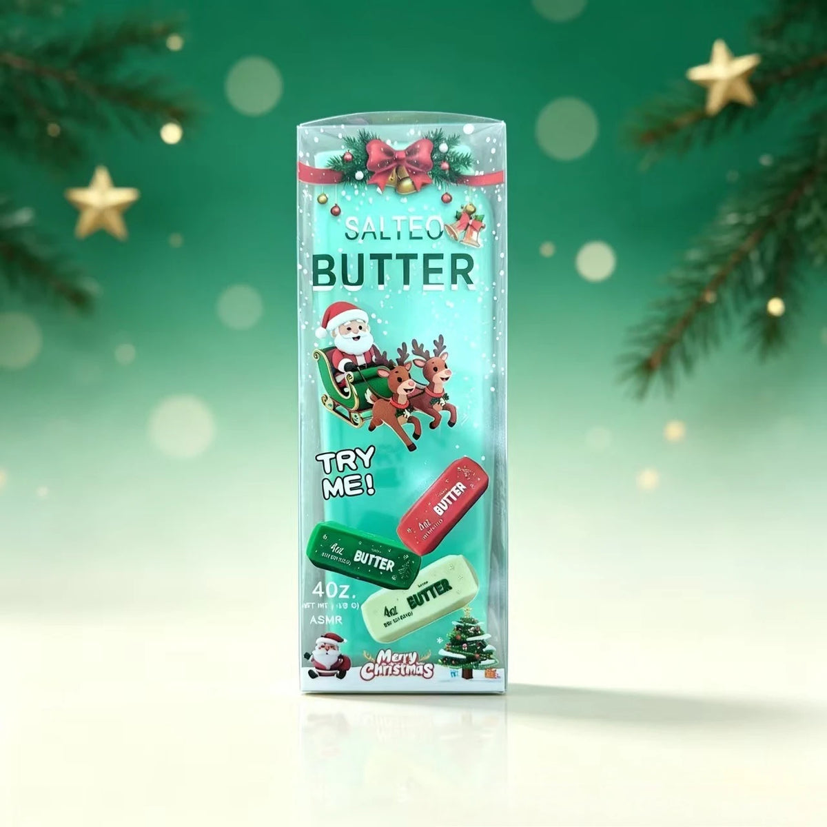 Christmas Butter Stick Squishy