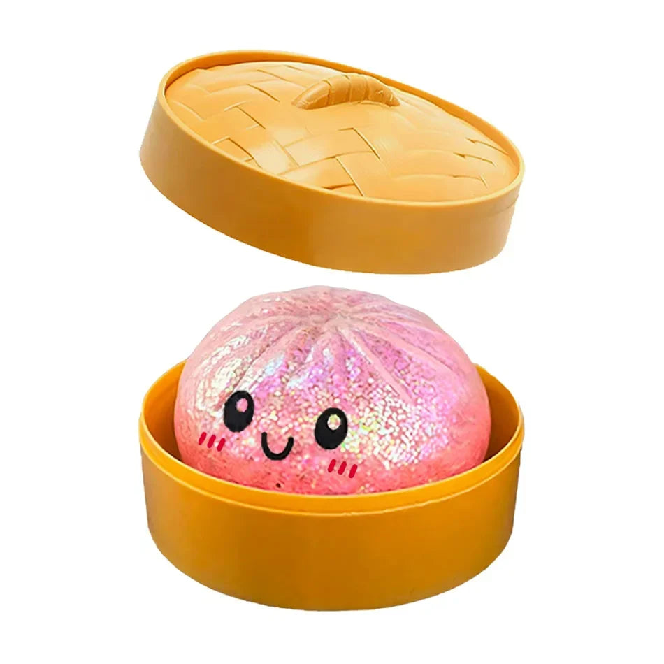 Glitter Dumpling Squishy with Gift Box