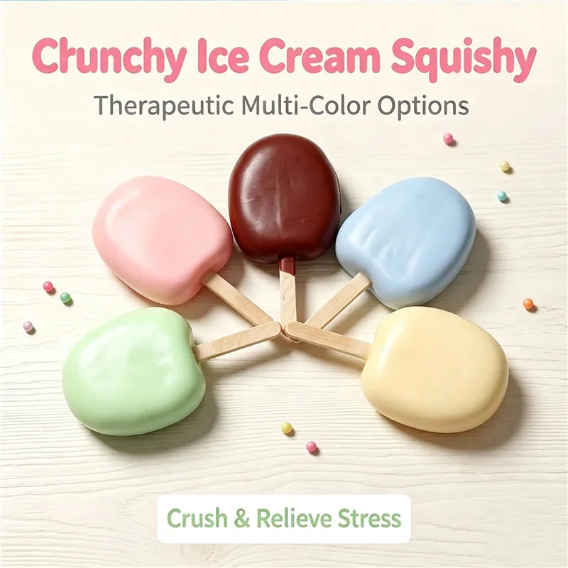 Crunchy Ice Cream Popsicle Squishy
