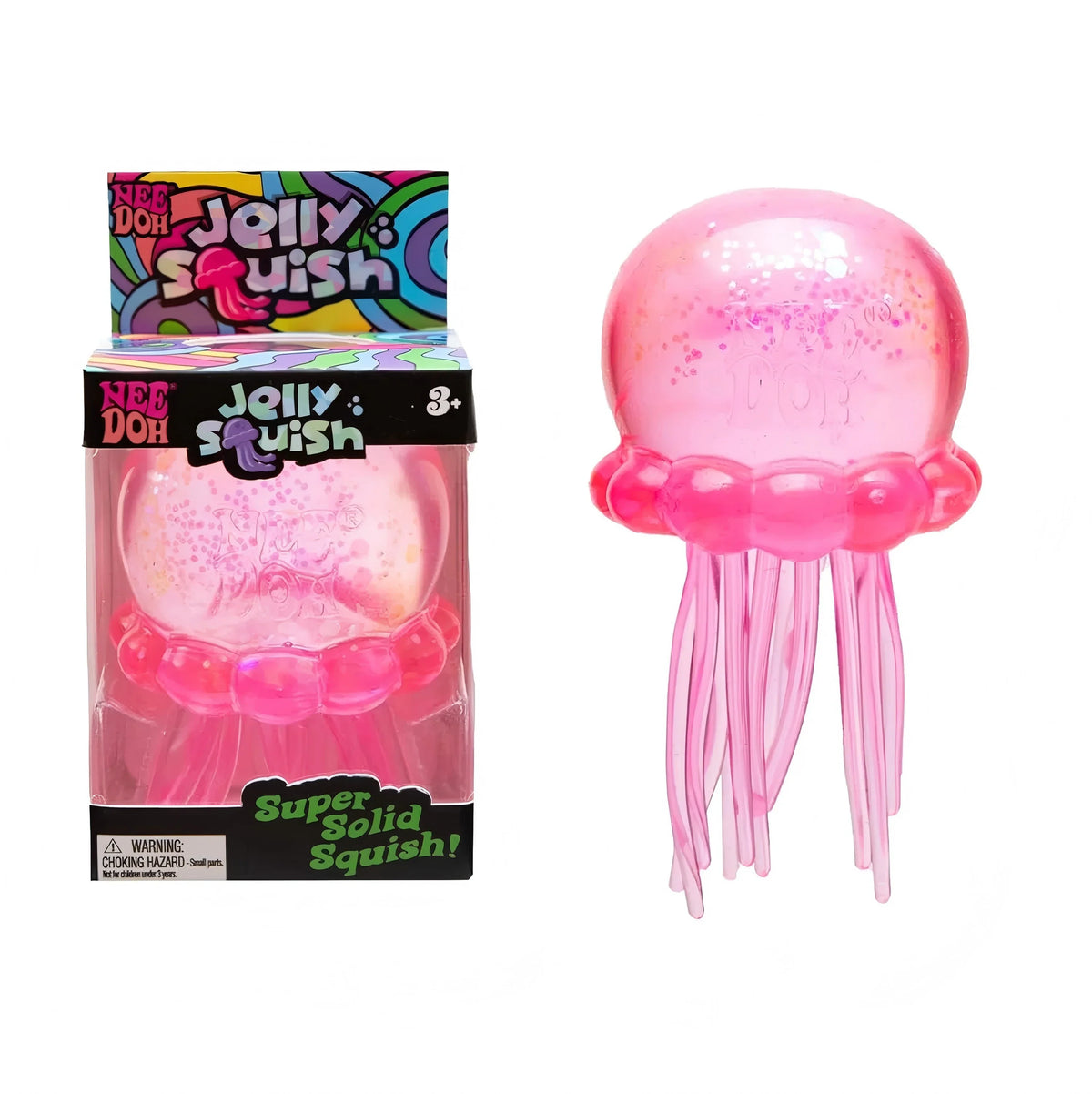 Jellyfish & Cube Jelly Squeeze Toy