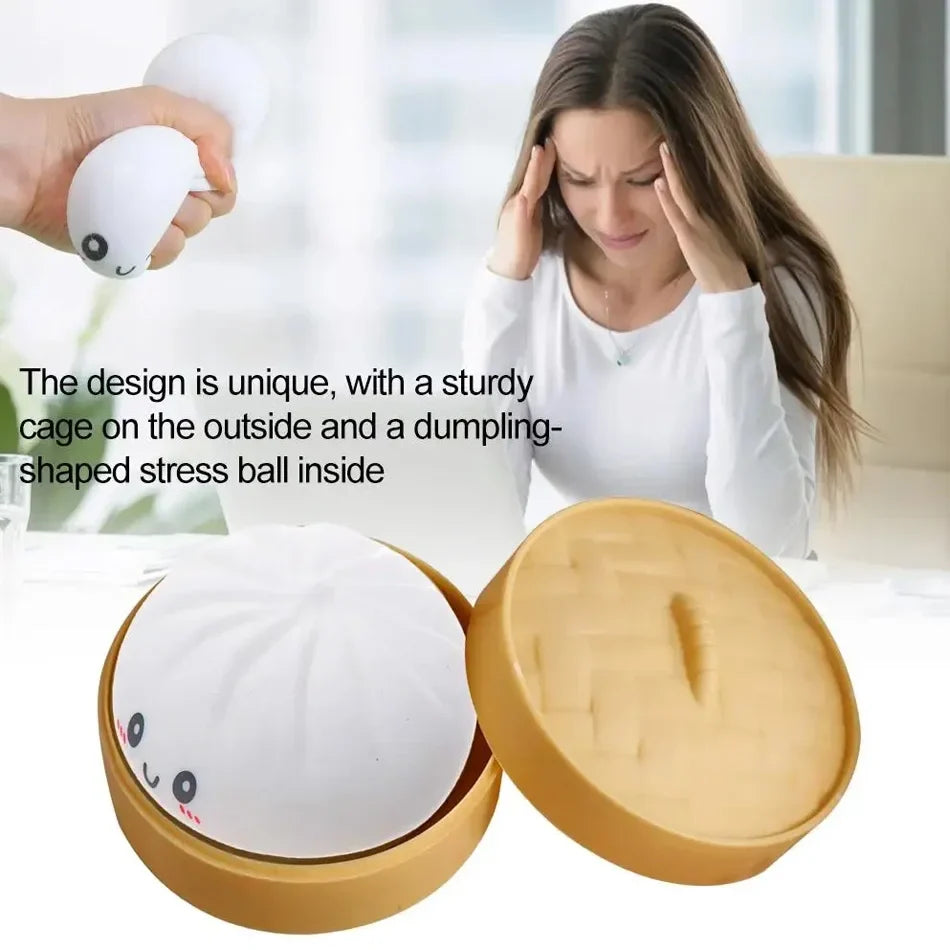 Glitter Dumpling Squishy with Gift Box