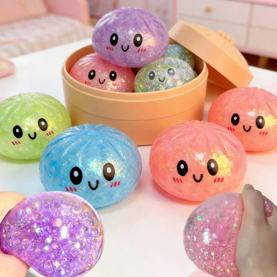 Food Squishy Set – Dumpling, Butter & Toast