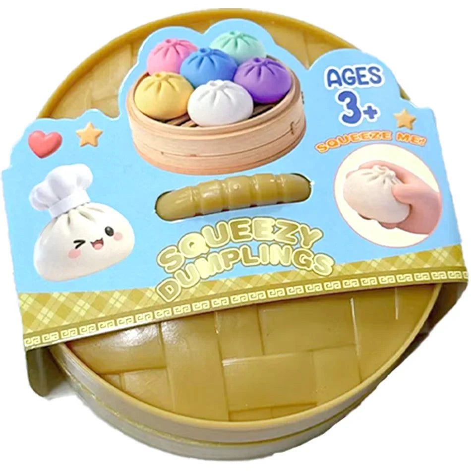 Glitter Dumpling Squishy with Gift Box