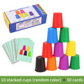 Montessori Color Stacking Cup Game