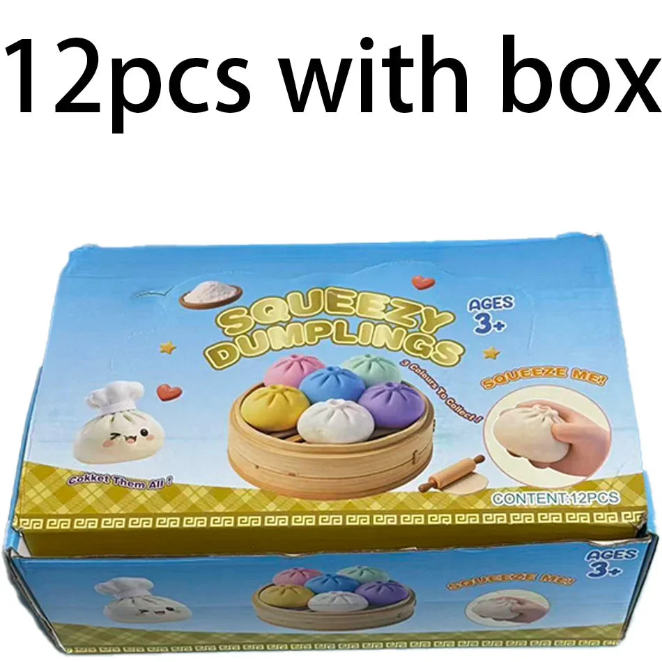 Glitter Dumpling Squishy with Gift Box