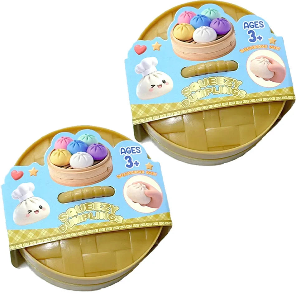 Glitter Dumpling Squishy with Gift Box
