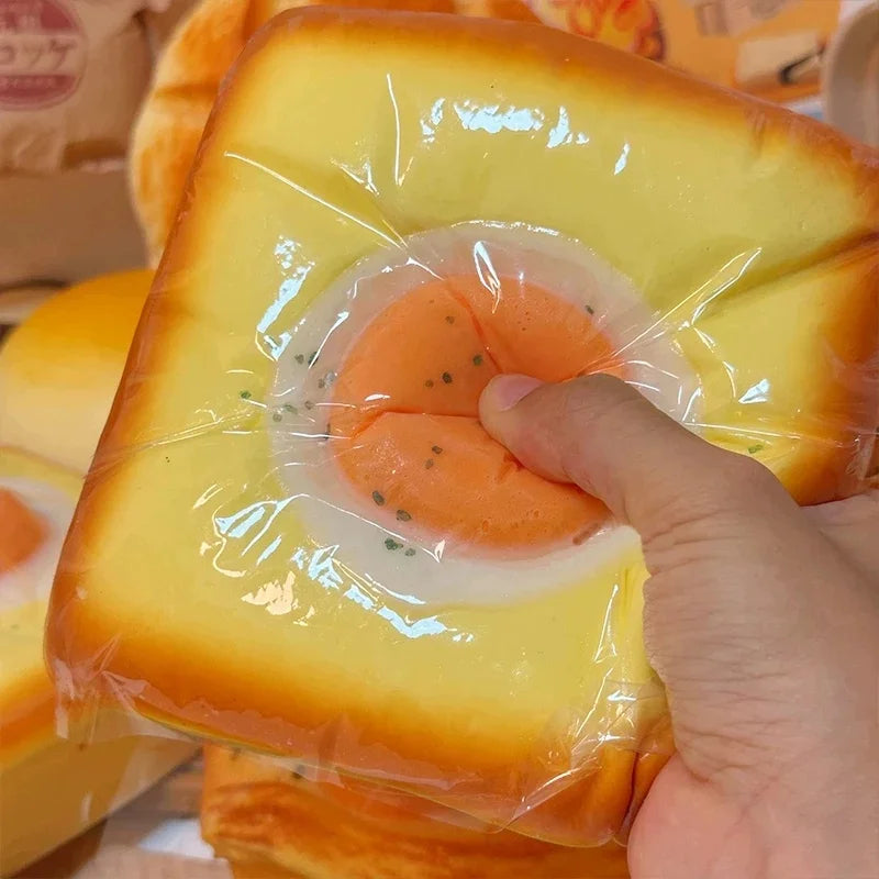 Fried Egg Toast Squishy – Slow Rising