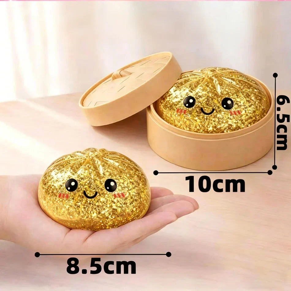 Glitter Dumpling Squishy with Gift Box