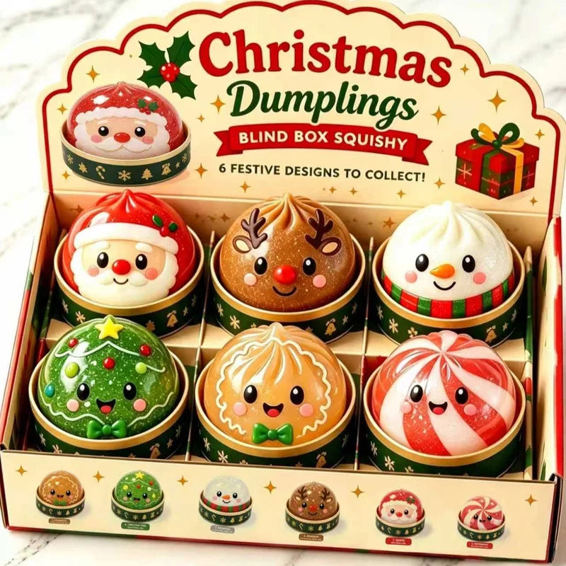 Christmas Squishies – Santa, Tree & Reindeer