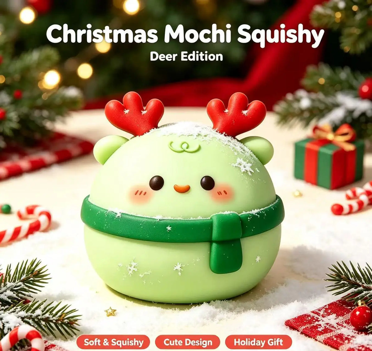 Christmas Mochi Squishy Set – Slow Rising