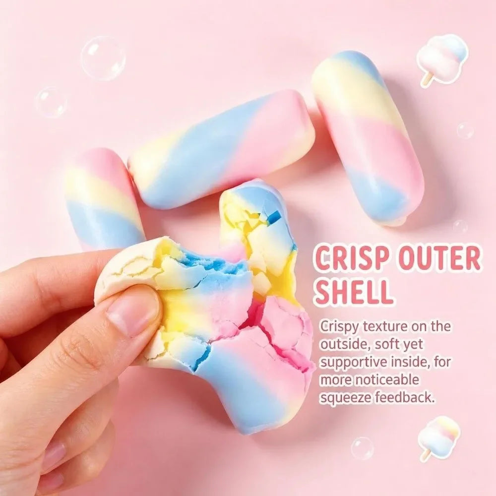 Rainbow Crackle Fluff Squishy