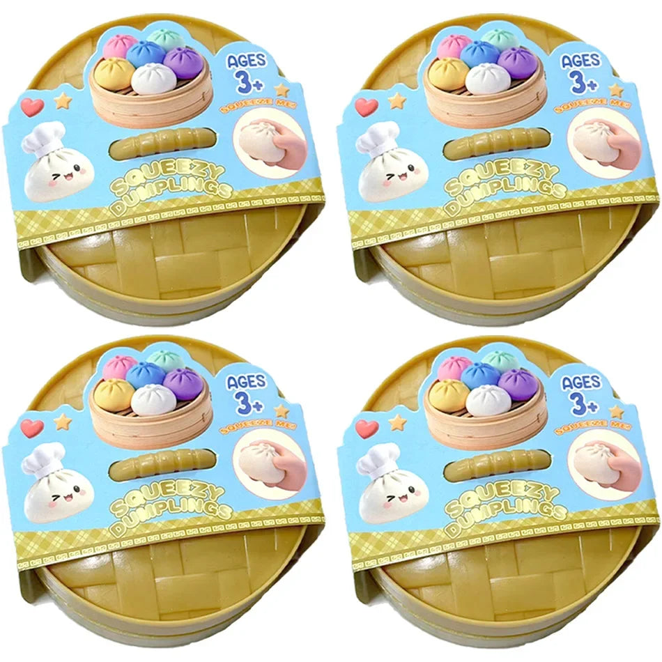 Glitter Dumpling Squishy with Gift Box