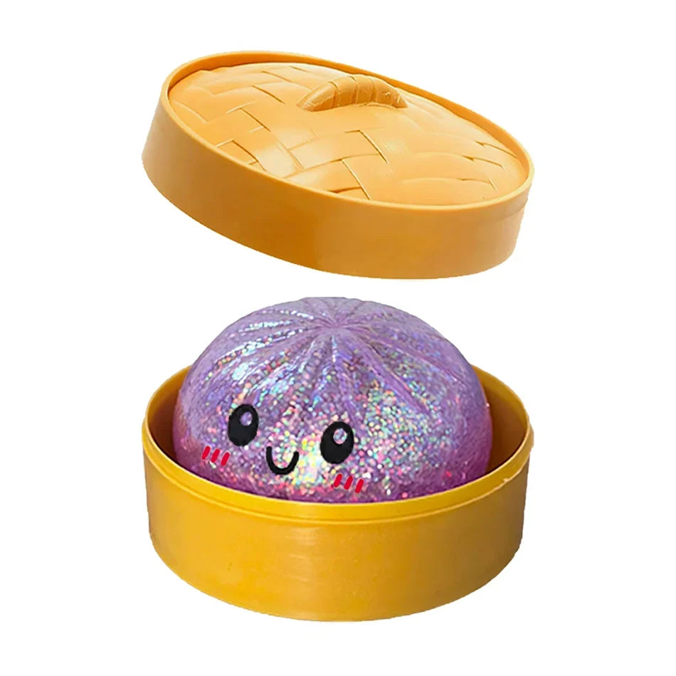 Glitter Dumpling Squishy with Gift Box