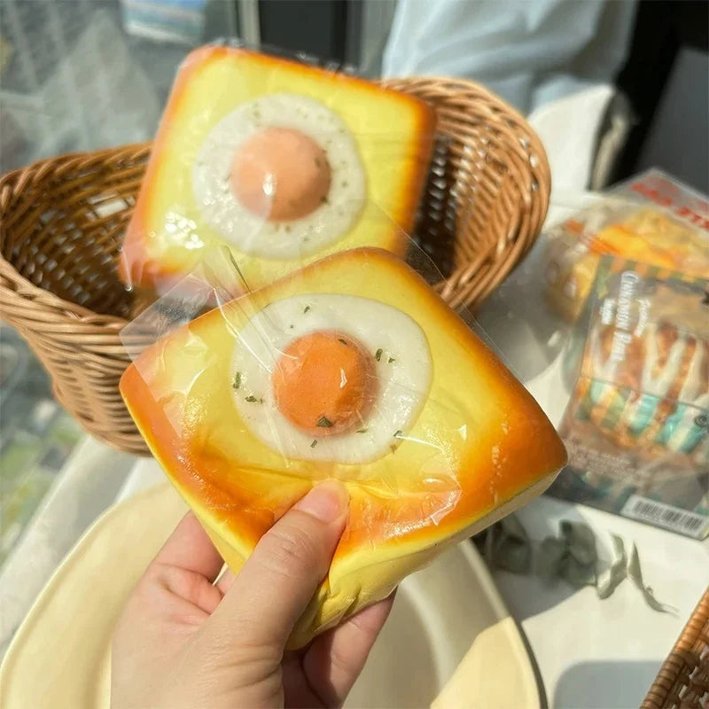 Fried Egg Toast Squishy – Slow Rising