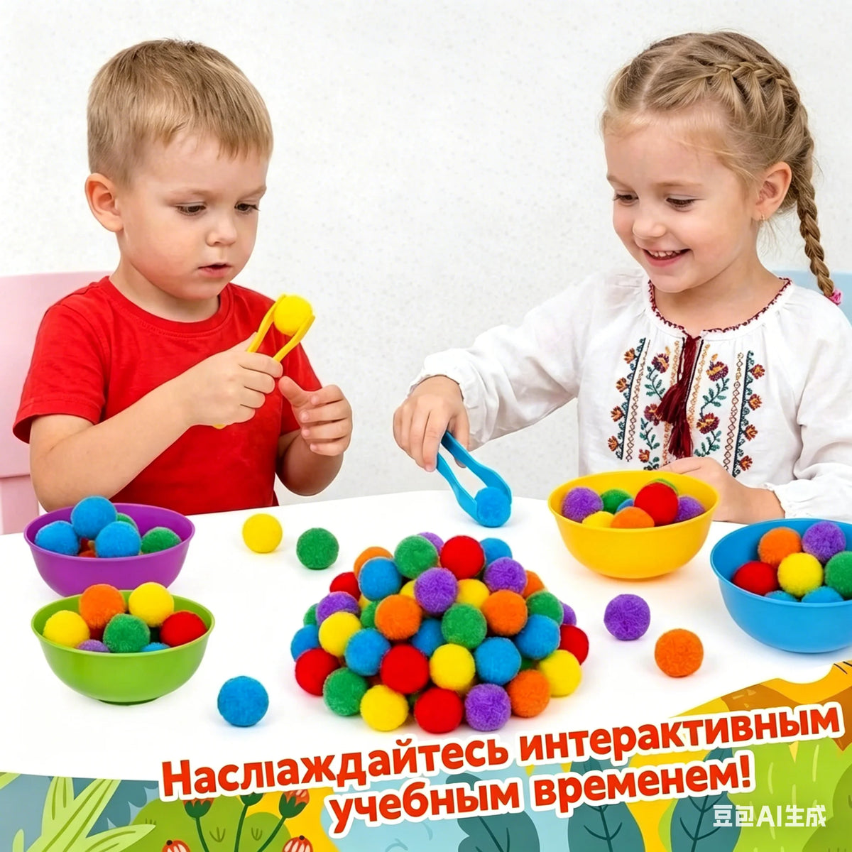 Rainbow Sorting & Counting Set