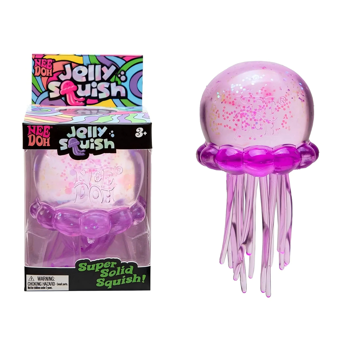 Jellyfish & Cube Jelly Squeeze Toy